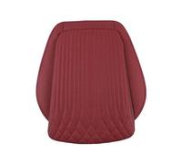 Ggwqoops 54cm Breathable Car Seat Cushion Leather Commercial Vehicle Non-slip Support Pad Universal good Rebound Sponge Seat Cover Car Seat Covers(Front row-Red)