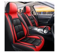 Ggwqoops All Inclusive Seat Cover Full Leather Car Seat Cushion Single Seat Driver And Passenger Seat Cover All Season Universal Pad Car Seat Covers(Red 1pcs)