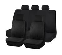 Ggwqoops Blue Universal Seat Car Cover Black Diamond Fabric Lattice Car Accessories Interior Fit Most Car SUV Van Seat Protector Car Seat Covers(Black)