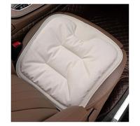 Ggwqoops Breathable Car Seat Cover Leather Seat Cushion Covers Universal Auto Interior Seats Protection Pad Mat Four Seasons Car Seat Covers(1PC White)
