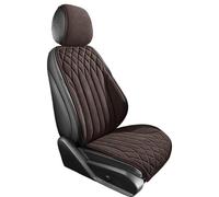 Ggwqoops Breathable Car Seat Cover Soft Suede Driver's Seat Anti-slip Protective Cushion Four Seasons Interior Seat Support Car Seat Covers(A-Coffee)