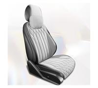 Ggwqoops Breathable Car Seat Cover Soft Suede Driver's Seat Anti-slip Protective Cushion Four Seasons Interior Seat Support Car Seat Covers(C-Off-White)
