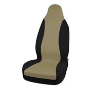 Ggwqoops Bucket Universal Car Seat Covers Fit For Auto Vehicle Truck SUV Interior Protection Accessories Car Seat Covers(1pcs Beige Black)