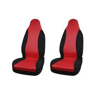 Ggwqoops Bucket Universal Car Seat Covers Fit For Auto Vehicle Truck SUV Interior Protection Accessories Car Seat Covers(2pcs Red Black)