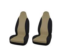 Ggwqoops Bucket Universal Car Seat Covers Fit For Auto Vehicle Truck SUV Interior Protection Accessories Car Seat Covers(2pcs Beige Black)