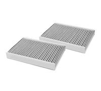 Ggwqoops Cabin Filter Kit For VW For Load UP 121 1S0819669 CUK26006 2x Activated Carbon Cabin Filter Cabin Air Filter Kit