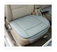 Ggwqoops Car Bamboo Charcoal Leather Seat Cushion Breathable Therapy Chair Cover Pad Car Seat Covers(Grey)