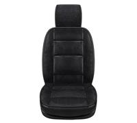 Ggwqoops Car Cushion Autumn And Winter Plush Cushion Cover Solid Waist Wear-resistant Winter Warm Comfort For Men And Women General Car Seat Covers(Black)