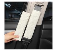 Ggwqoops Car Cushion Seat Cover White Lace Bubble Women's Auto Interior Cover Bow Tie Headrest Waist Pillow Seat Belt Cover Car Seat Covers(1 piece shoulder pad)