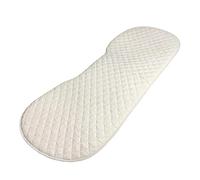 Ggwqoops Car Cushion Seat Cover White Lace Bubble Women's Auto Interior Cover Bow Tie Headrest Waist Pillow Seat Belt Cover Car Seat Covers(1 piece rear cushion)