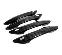 Ggwqoops Car Outer Door Handle Covers for Lexus for NX RX AZ10 NX200t 300 300h 2015-2020 4Pcs Carbon Fiber Exterior Car Side Door Handle Panel Cover Trim Accessories