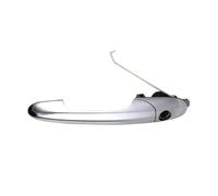 Ggwqoops Car Outer Door Handle for Fiat for 500 2007-2020 Passenger Side and Driver Side Exterior Door Handle Chrome 735592026 735592012(Driver Side)