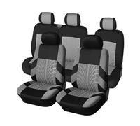 Ggwqoops Car Seat Covers Double Front Seats And 2+1 Seats For Kwid For Chevrolet For Tracker For Truck For SUV Car Seat Covers(Gray-9PCS)