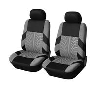 Ggwqoops Car Seat Covers Full Set Car Seat Protector Auto Polyester Fabric Universal Fits Most Cars Car Seat Covers(Only 2 Front Seat)