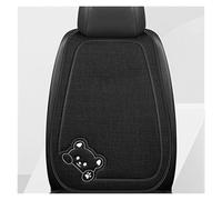 Ggwqoops Car Seat Cushion Linen Cartoon Bear Women's Cute Anti-slip Breathable Car Seat Protect Cushion Cover Universal Car Seat Covers(A2)