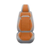 Ggwqoops For BMW For X3 E83 G30 F25 For X5 E53 For X1 E84 F01 F15 E65 F25 For X6 E71 F31 E83 F45 Universal Car Seat Cover Interior Accessories Car Seat Covers(Grey Orange)