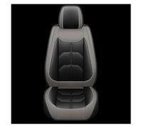 Ggwqoops For Duster For Kadjar For Scenic For Espace For Fluence For Koleos 1 PC Universal PU Leather Car Seat Cover Interior Accessories Car Seat Covers(Black Grey)
