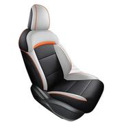 Ggwqoops For MG4 For MULAN Leather Car Seat Cover Auto Accessories Interior Full Set Automobiles Car Seat Covers(5 seats white)