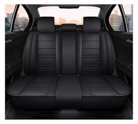 Ggwqoops For Opel For Corsa D For Insignia For Vivaro For Astra K J H For Grandland X For Zafira B Car Seat Cover Universal Waterproof Leather Car Seat Covers(Rear-Black)