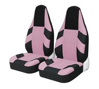 Ggwqoops For ROLLS-ROYCE TRUCKS For MERCURY For MAZDA Car Seat Covers good Bucket Universal Tire Style Sport Seat Protector Car Seat Covers(PINK 2PCS)