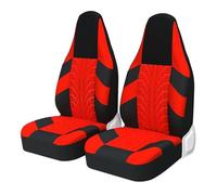 Ggwqoops For ROLLS-ROYCE TRUCKS For MERCURY For MAZDA Car Seat Covers good Bucket Universal Tire Style Sport Seat Protector Car Seat Covers(RED 2PCS)