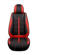 Ggwqoops For Toyota For Corolla For Camry For Rav4 For Auris For Prius For Yalis For Avensis 5 Seats Car Leather Seat Cover Car Accessories Car Seat Covers(Black red)