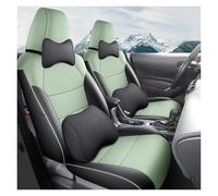 Ggwqoops For Toyota For RAV4 2020 2021 2022 2023 Leather Car Seat Covers Interior Accessories Car Seat Covers(9 PCS green)