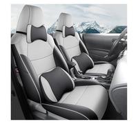 Ggwqoops For Toyota For RAV4 2020 2021 2022 2023 Leather Car Seat Covers Interior Accessories Car Seat Covers(9 PCS grey)