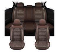 Ggwqoops For VW For Polo For Bora For Jetta For Passat B5 B6 B7 B8 For Golf For Tiguan ID4 Universal Car Seat Covers Interior Accessories Car Seat Covers(Full Set-Coffee)