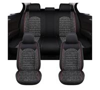 Ggwqoops For VW For Polo For Bora For Jetta For Passat B5 B6 B7 B8 For Golf For Tiguan ID4 Universal Car Seat Covers Interior Accessories Car Seat Covers(Full SetBlack)