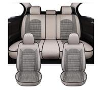 Ggwqoops For VW For Polo For Bora For Jetta For Passat B5 B6 B7 B8 For Golf For Tiguan ID4 Universal Car Seat Covers Interior Accessories Car Seat Covers(Full Set-Beige)