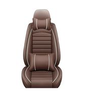 Ggwqoops For VW For POLO For Quest For Tiguan For Jetta For Golf For Lavida For Sagitar For Civic All Inclusive Car Leather Seat Cover Car Seat Covers(Brown Pillow)