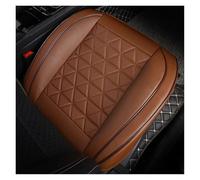 Ggwqoops Front Car Seat Cover PU Leather Cars Seat Cushion Automobiles Seat Protector Universal Chair Pad Mat Auto Accessories Car Seat Covers(Brown 1pc)