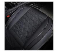 Ggwqoops Front Car Seat Cover PU Leather Cars Seat Cushion Automobiles Seat Protector Universal Chair Pad Mat Auto Accessories Car Seat Covers(Black 1pc)