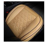 Ggwqoops Front Car Seat Cover PU Leather Cars Seat Cushion Automobiles Seat Protector Universal Chair Pad Mat Auto Accessories Car Seat Covers(Beige 1pc)