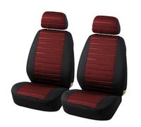 Ggwqoops Front Car Seat Covers Airbag Compatible Universal Fit Most Cars SUV Accessories Seat Cover For 3 Color Car Seat Covers(Red front 2pcs)
