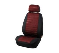 Ggwqoops Front Car Seat Covers Airbag Compatible Universal Fit Most Cars SUV Accessories Seat Cover For 3 Color Car Seat Covers(Red 1pcs)