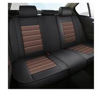Ggwqoops Full/Single Set Car Seat Covers Front&Rear Split Bench Protector Four Season Universal Fit Most SUV Accessories Car Seat Covers(Rear coffee)