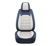 Ggwqoops Full/Single Set Car Seat Covers Front&Rear Split Bench Protector Four Season Universal Fit Most SUV Accessories Car Seat Covers(Front singBlue-White)