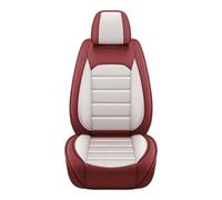 Ggwqoops Full/Single Set Car Seat Covers Front&Rear Split Bench Protector Four Season Universal Fit Most SUV Accessories Car Seat Covers(Front singlRed-White)