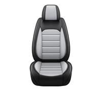 Ggwqoops Full/Single Set Car Seat Covers Front&Rear Split Bench Protector Four Season Universal Fit Most SUV Accessories Car Seat Covers(Frontsingle grayblac)