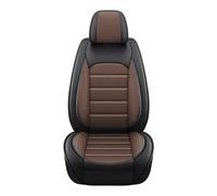 Ggwqoops Full/Single Set Car Seat Covers Front&Rear Split Bench Protector Four Season Universal Fit Most SUV Accessories Car Seat Covers(Front siBlack-Coffee)