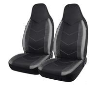 Ggwqoops good Back Bucket Universal Seat Protector Breathable Mesh Fabric Carbon Fiber Texture Seat Car Seat Cover Cushion Car Seat Covers(Gray)