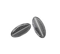 Ggwqoops Light Wing Mirror Turn Signal For Mazda 2 3 5 6 GG GY For MPS BT-50 2piece LED Side Indicator Repeater Turn Signal Blinker Lamp Smoked Clear Dynamic Lights(Crystal)