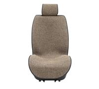 Ggwqoops Linen Car Seat Cover Four Season Universal Seat Covers Anti Slip Pad Protector Mat Summer Breathable Auto Seats Covers Car Seat Covers(1PC Front Coffee)