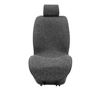 Ggwqoops Linen Car Seat Cover Four Season Universal Seat Covers Anti Slip Pad Protector Mat Summer Breathable Auto Seats Covers Car Seat Covers(1PC Front Gray)