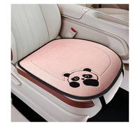 Ggwqoops Linen Cartoon Car Seat Cushion Non-slip Breathable Universal Car Seat Cover For Most Cars All Seasons Universal Car Seat Covers(Pink square pad)