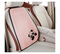 Ggwqoops Linen Cartoon Car Seat Cushion Non-slip Breathable Universal Car Seat Cover For Most Cars All Seasons Universal Car Seat Covers(Pink back cushion)