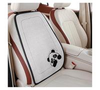 Ggwqoops Linen Cartoon Car Seat Cushion Non-slip Breathable Universal Car Seat Cover For Most Cars All Seasons Universal Car Seat Covers(White back cushion)