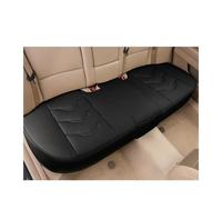 Ggwqoops Luxury Car Seat Cover PU Leather Seat Cushion Covers Universal Auto Interior Seats Protection Pad Mat Four Seasons Car Seat Covers(1pc rear black)
